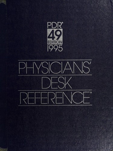 1995 Physicians' Desk Reference/Library Hospital Edition