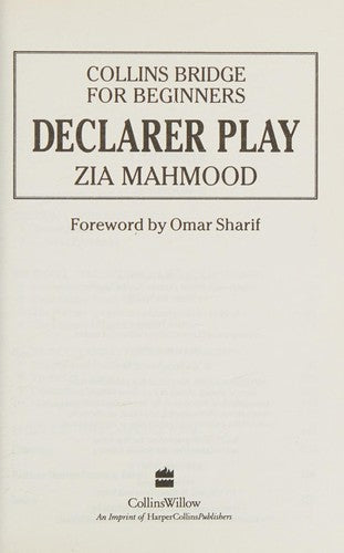 Declarer Play (Collins Bridge For Beginners Series)