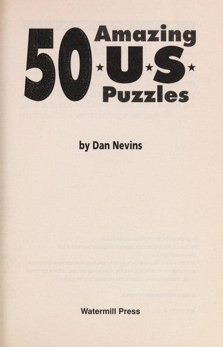 50 Amazing U.S. Puzzles