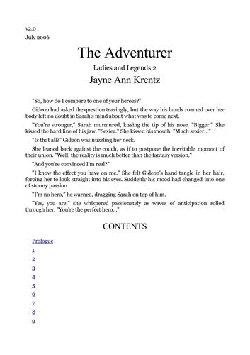 The Adventurer (Harlequin Temptation)