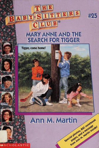 Mary Anne And The Search For Tigger (Baby-Sitters Club)