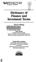 Dictionary Of Finance And Investment Terms (Barron's Financial Guides)