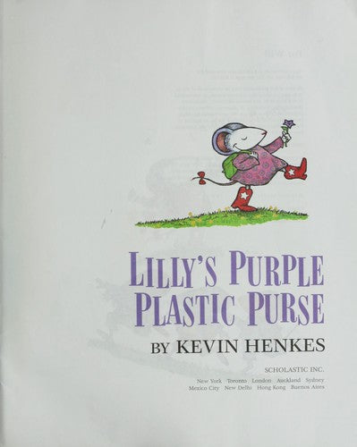 Lilly's Purple Plastic Purse