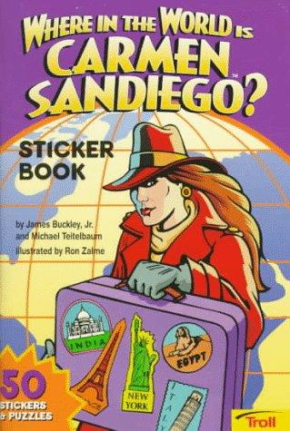Where In The World Is Carmen Sandiego? (Sticker Book): 50 Stickers & Puzzles