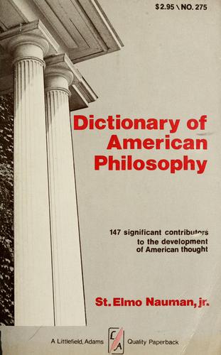 Dictionary Of American Philosophy.