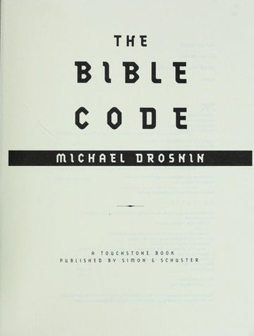 The Bible Code