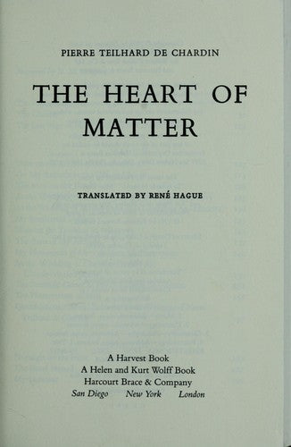 The Heart Of Matter