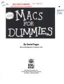 Macs For Dummies