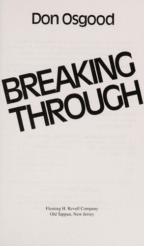 Breaking Through