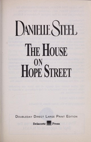 The House On Hope Street