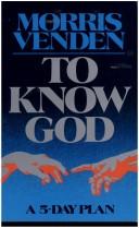 To Know God: A 5-Day Plan