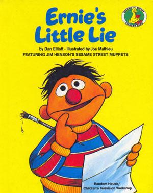 Ernie's Little Lie (Sesame Street Start-To-Read Books)