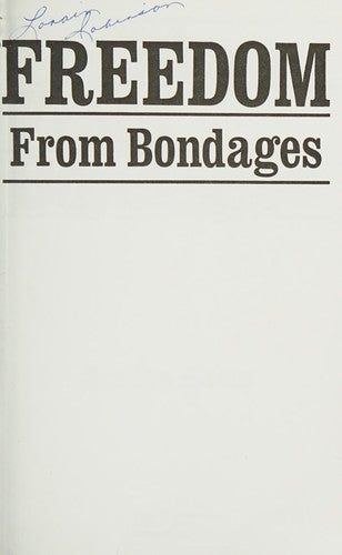 Freedom From Bondages