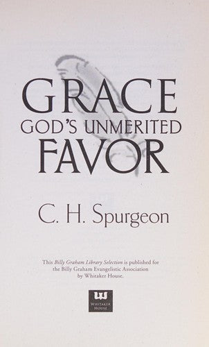 Grace: God's Unmerited Favor