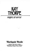 Night Of Error (Harlequin Presents, No. 1446)