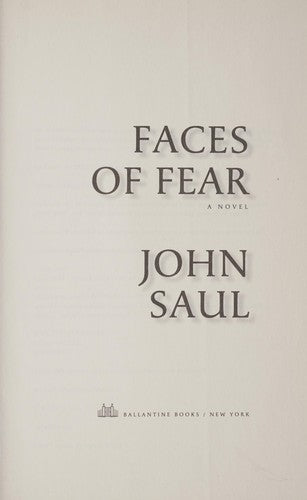 Faces Of Fear: A Novel