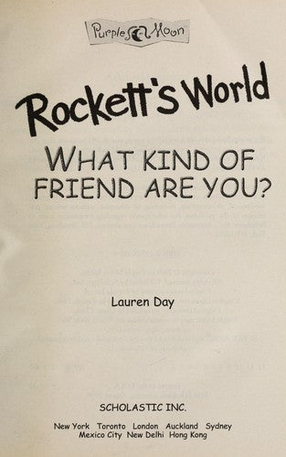 Rockett's World: What Kind Of Friend Are You?