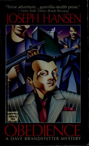 Obedience (Dave Brandstetter Mystery)