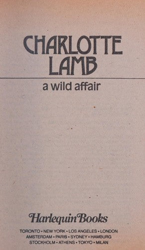 A Wild Affair (Harlequin Presents)