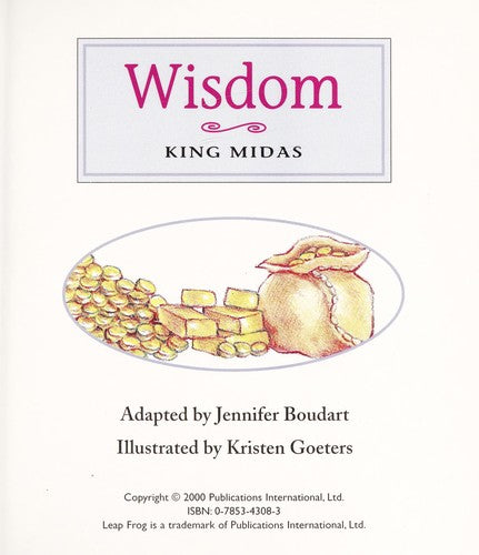 Wisdom: King Midas (Tales Of Virtue)