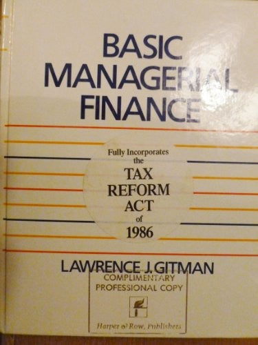 Basic Managerial Finance