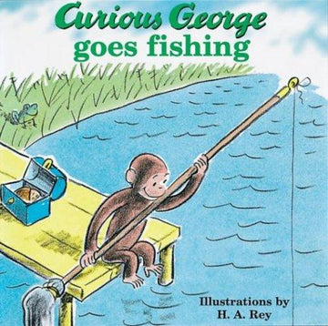 Curious George Goes Fishing (Curious George Board Books)