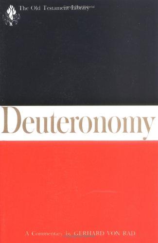 Deuteronomy: A Commentary