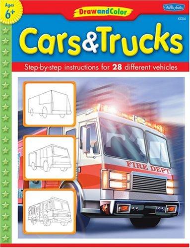 Cars & Trucks: Step By Step Instructions For 28 Different Vehicles (Draw And Color)