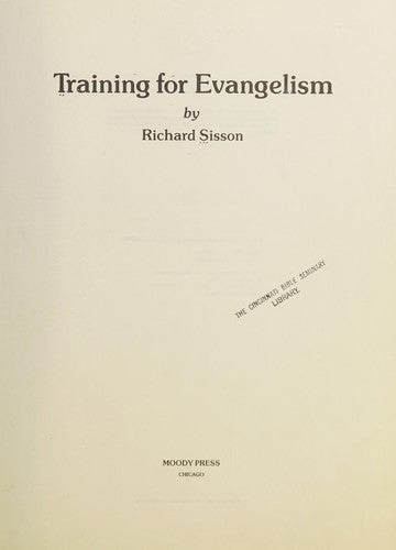 Training For Evangelism