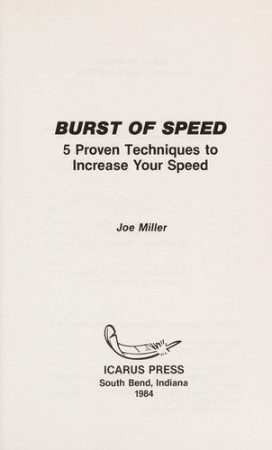 Burst of Speed: 5 Proven Techniques to Increase Your Speed