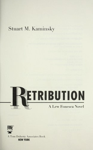 Retribution: A Lew Fonesca Novel (Lew Fonesca Novels)