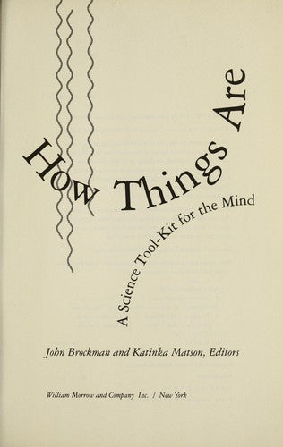 How Things Are: a science tool-kit for the mind