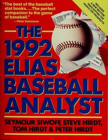 The 1992 Elias Baseball Analyst
