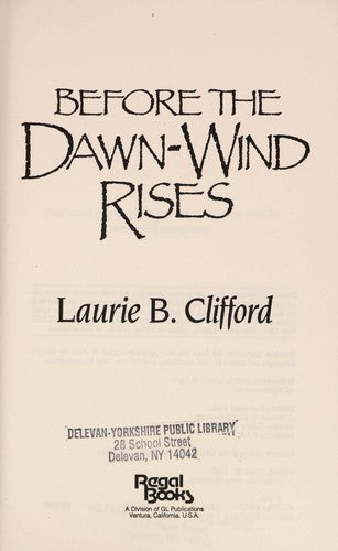 Before The Dawn-Wind Rises