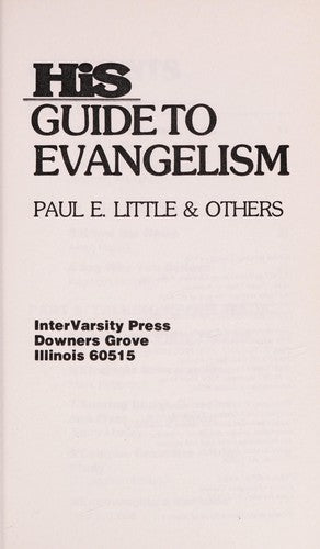 His Guide To Evangelism
