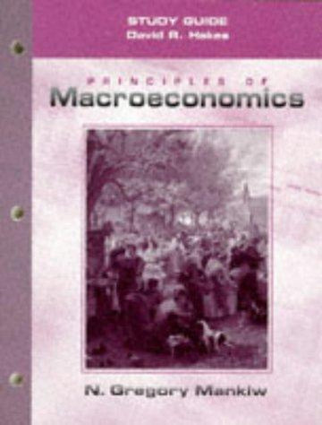 Principles Of Macroeconomics. Study Guide