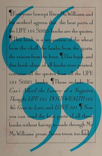 The Life 101 Quote Book