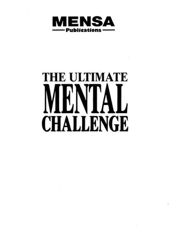 The Ultimate Mental Challenge