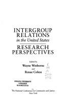 Intergroup Relations In The United States: research perspectives