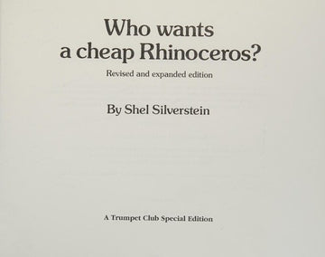 Who Wants A Cheap Rhinoceros?
