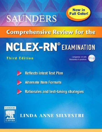 Saunders Comprehensive Review For The Nclex-Rn (R) Examination Full Color Reprint (without CD-ROM)