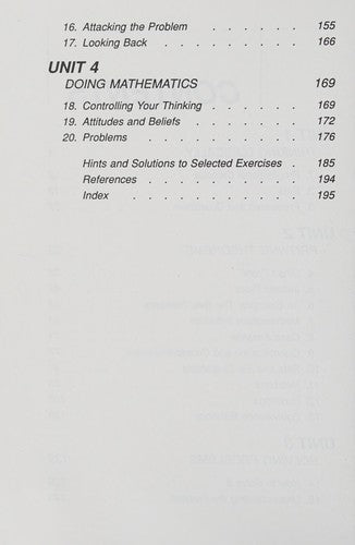 Doing Mathematics: An Introduction To Proofs And Problem-Solving
