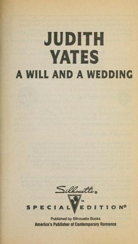 A Will And A Wedding