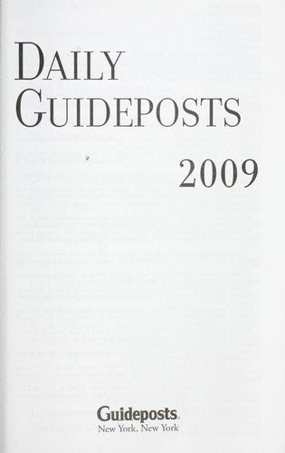 Daily Guideposts 2009 Large Print Edition
