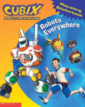 Cubix: Robots Everywhere! (Vinyl Sticker Book)