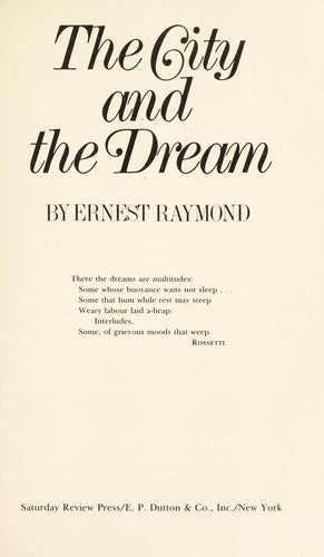 The City And The Dream