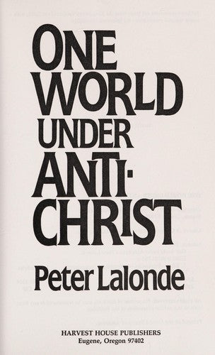 One World Under Antichrist