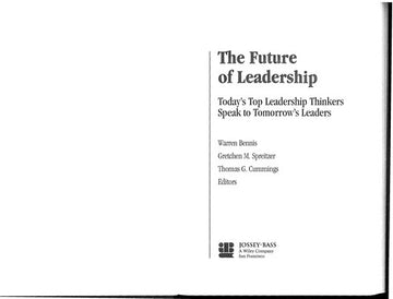 The Future Of Leadership: Today's Top Leadership Thinkers Speak To Tomorrow's Leaders