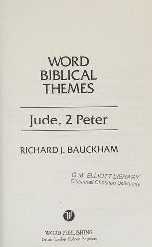 Word Biblical Themes: Jude, 2 Peter