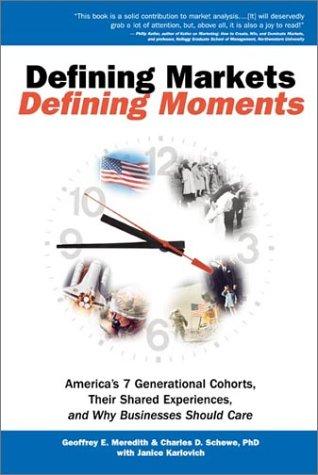 Defining Markets Defining Moments